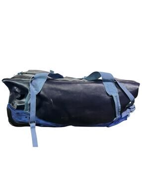 Eagle Creek Migrate 110L Tuckable Backpack Straps Wheeled Duffel Bag Blue Travel